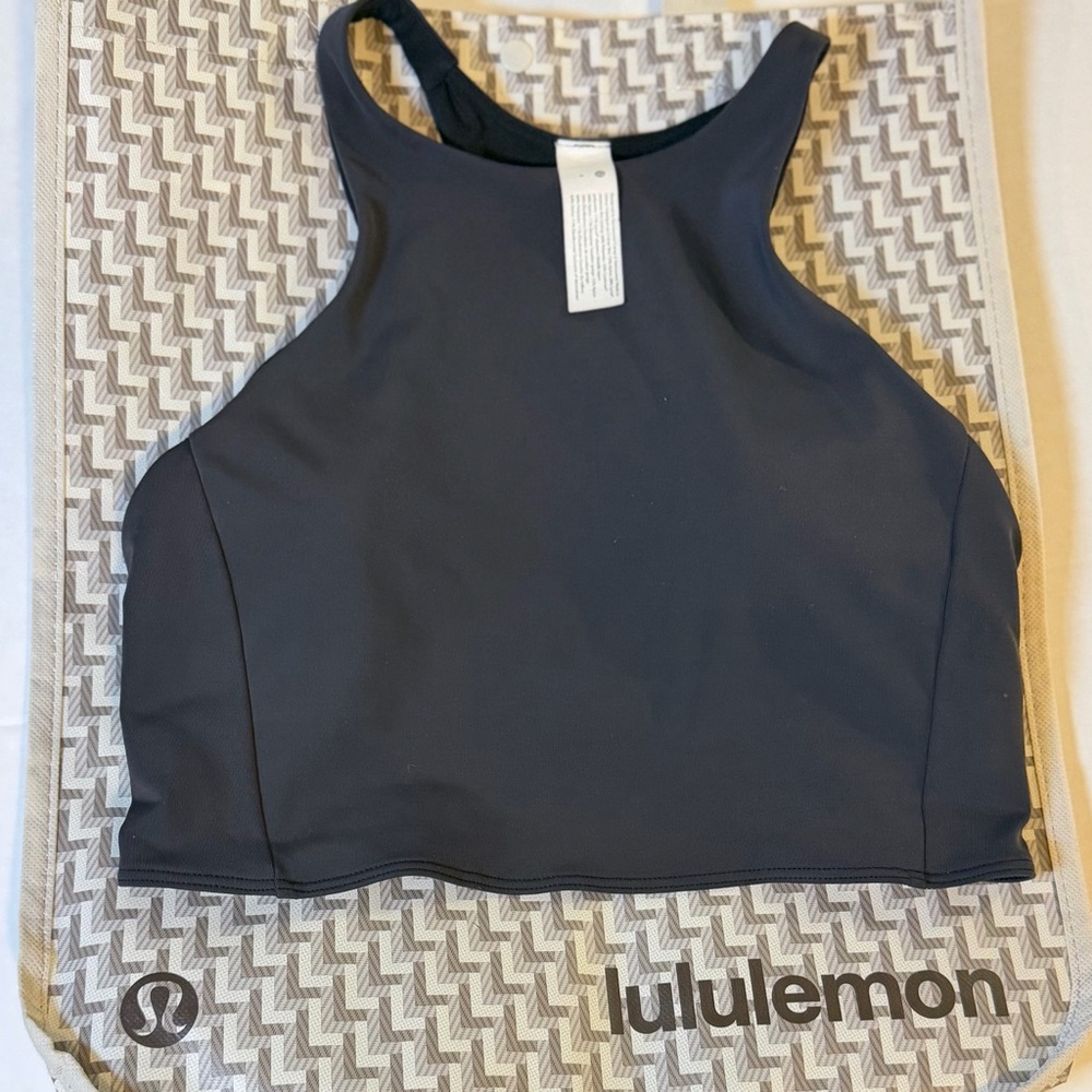 lululemon athletica Black High-Neck Sports Bra